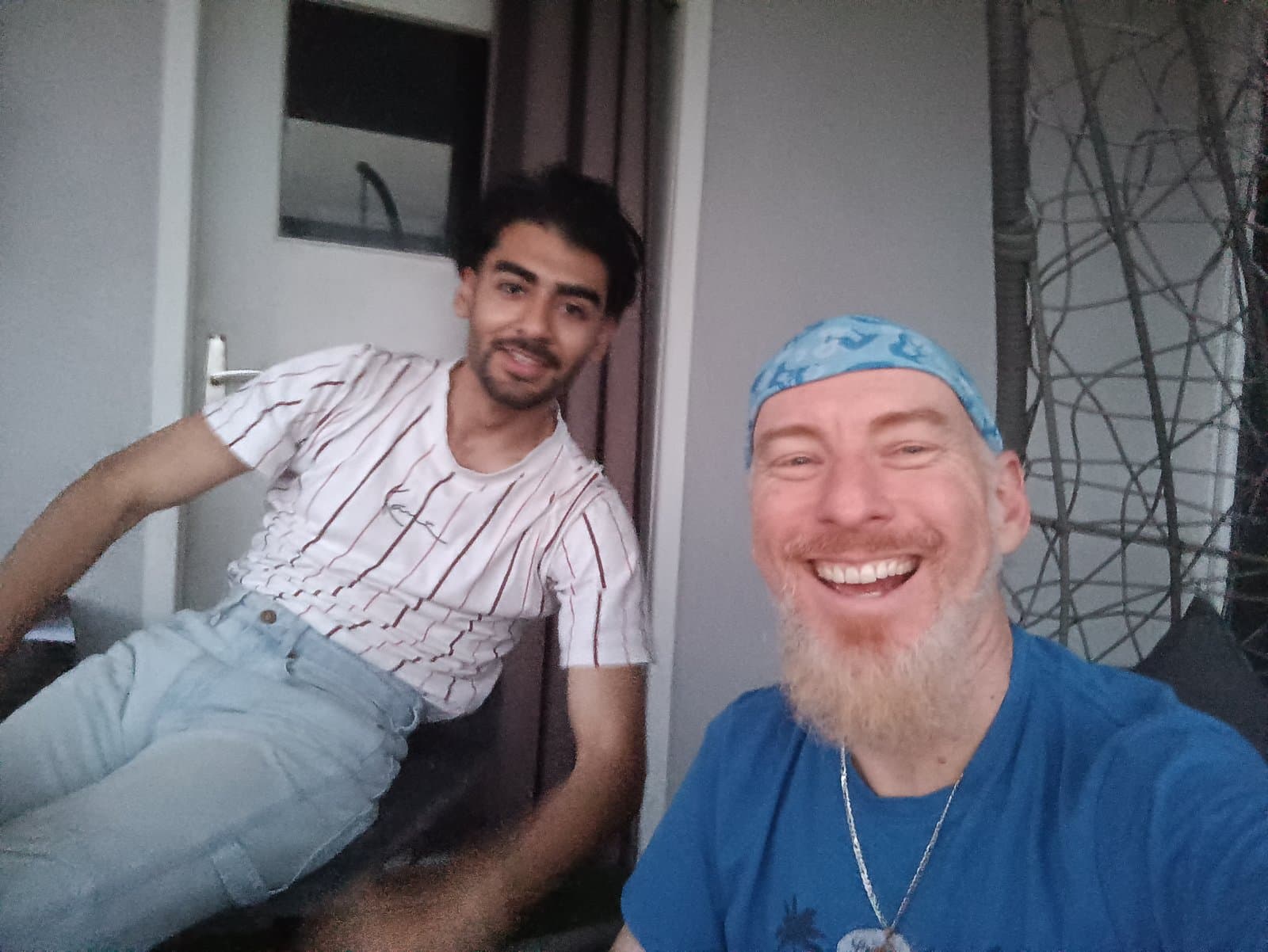 Daniel and Yousf hanging out months later
