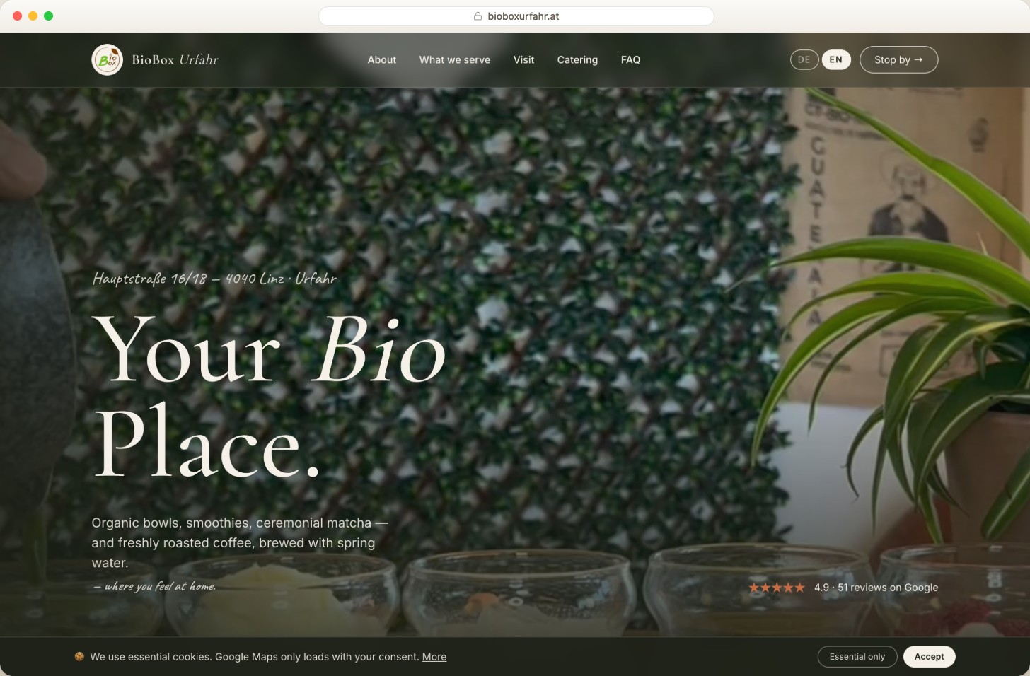 BioBox Urfahr — demo preview
